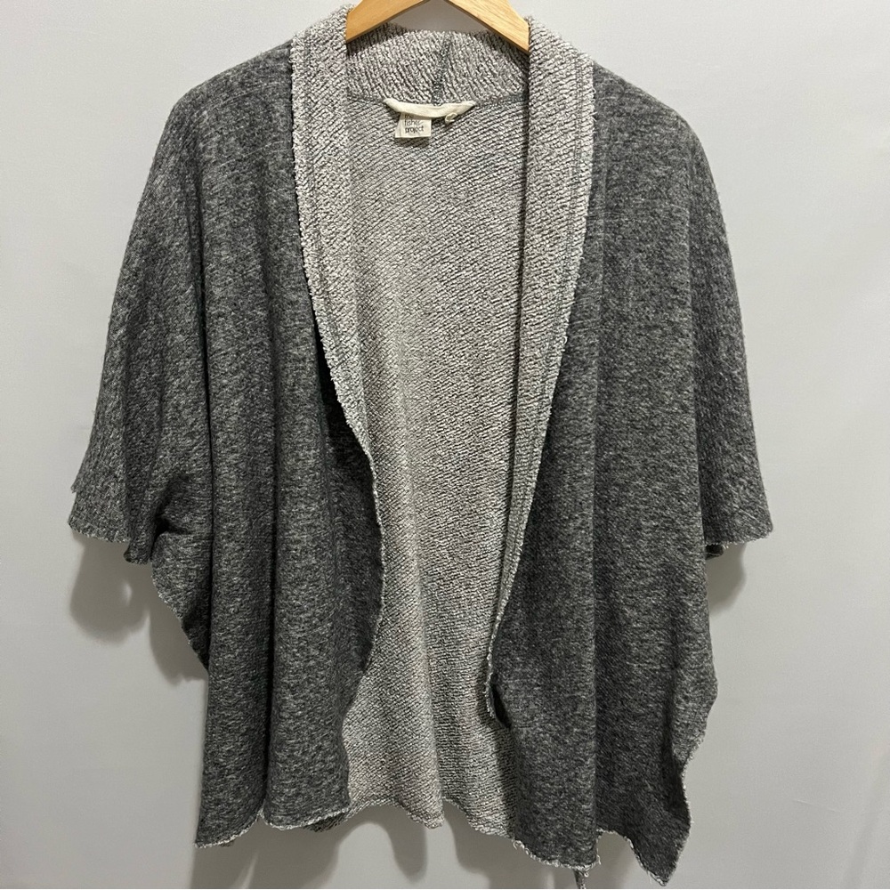 Cozy Gray The Fisher Project Shawl